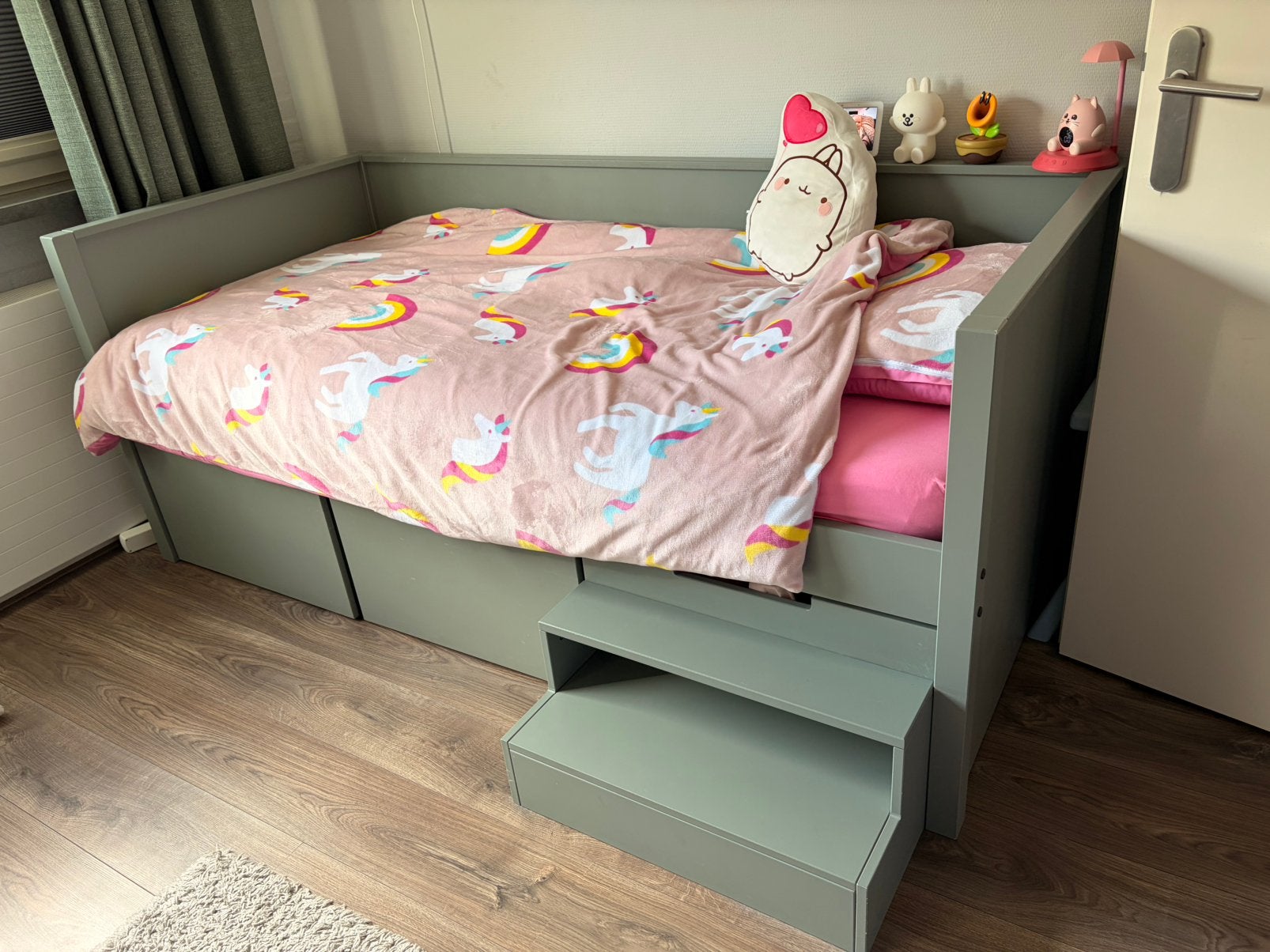 Europe baby bedbank 90x200, Ophalen, 85 tot 100 cm, Gebruikt, Lattenbodem