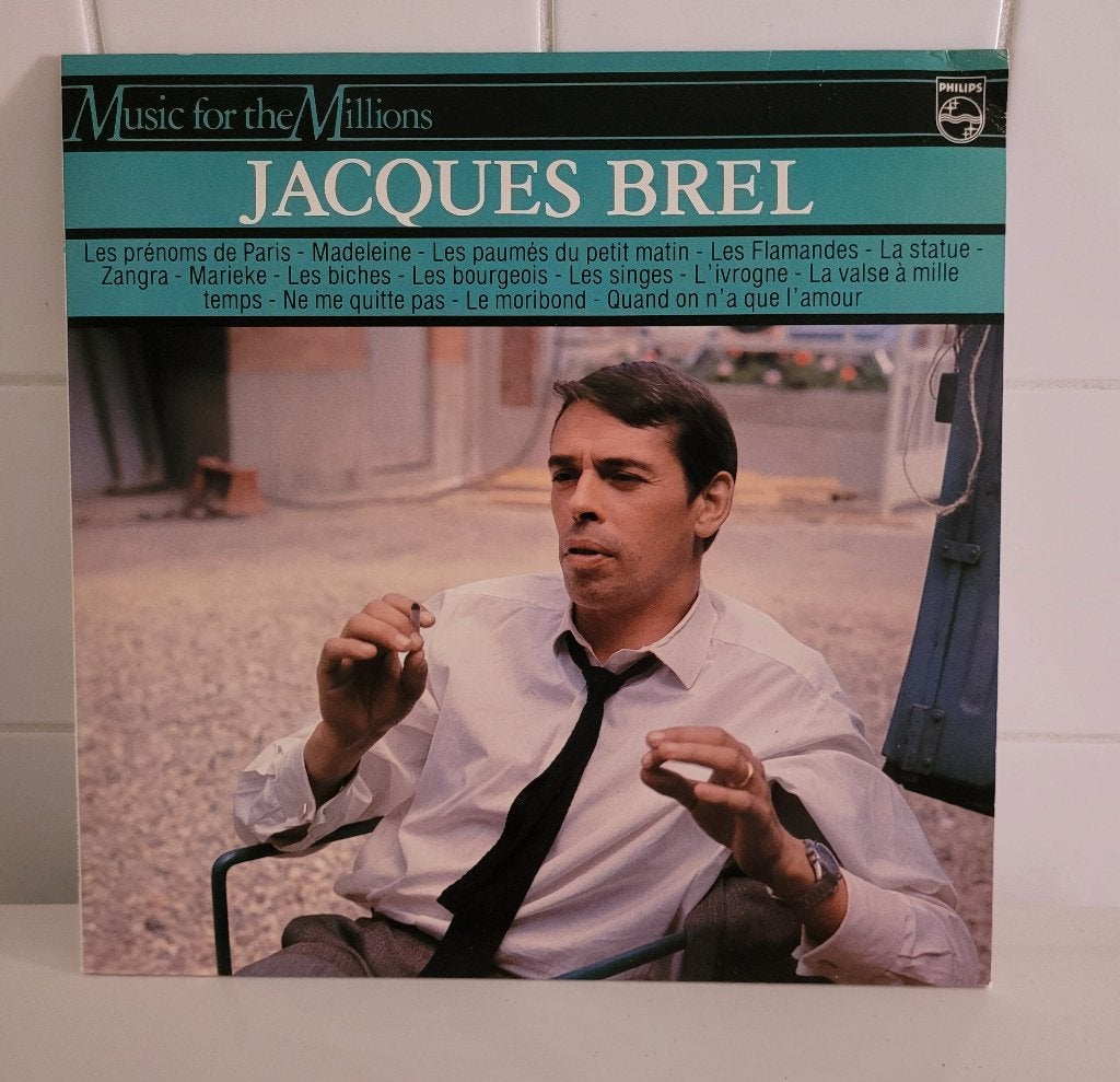 LP Jacques Brel – Music for the Millions, Ophalen, Gebruikt, Complilatie, 12 inch