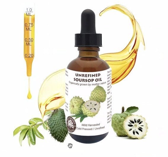 Best Natures Soursop Olie – 100% Puur & Onverdund – 60 ml​, Ophalen of Verzenden, Nieuw, Gehele gezicht