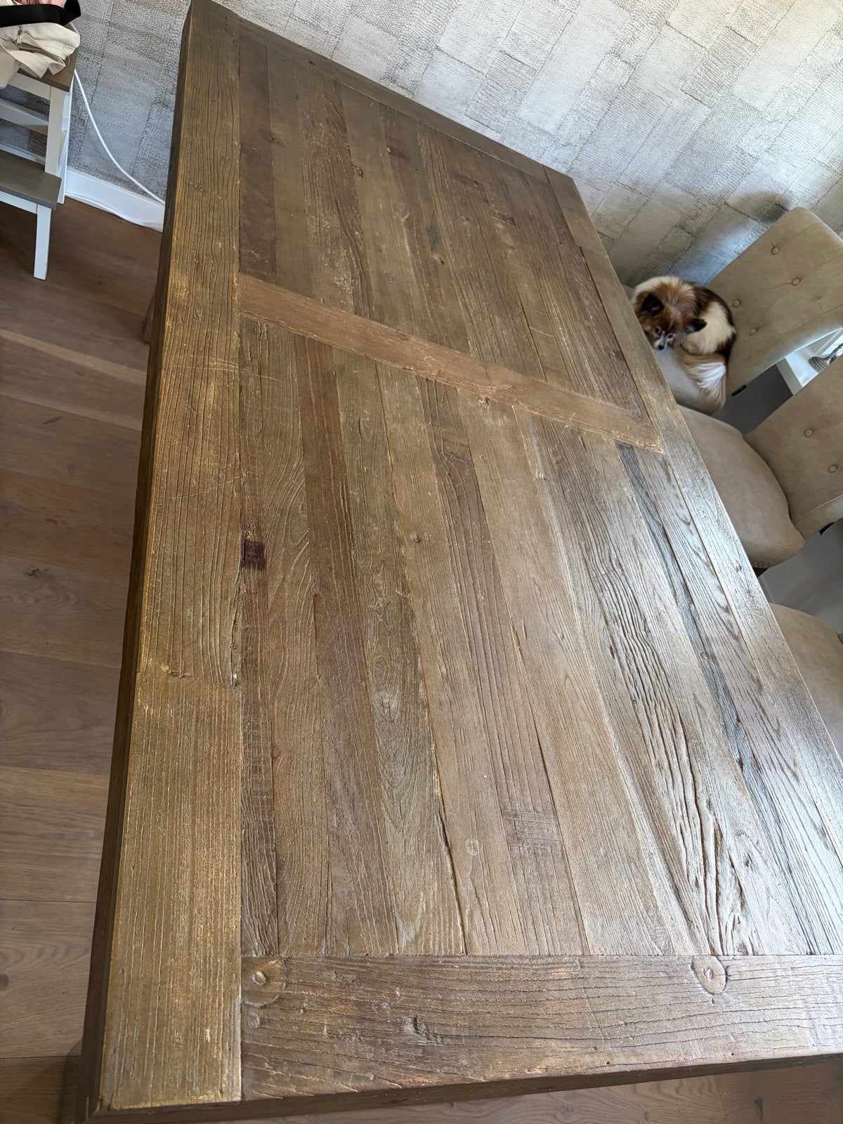 Riviera Maison Washington eettafel 200x100 cm, Huis en Inrichting, Ophalen, Gebruikt, 100 tot 150 cm, 200 cm of meer