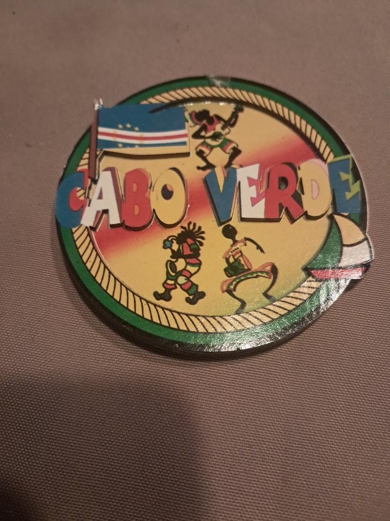 Cabo Verde Magneet - Souvenir Kaapverdië, Verzamelen, Ophalen of Verzenden, Gebruikt