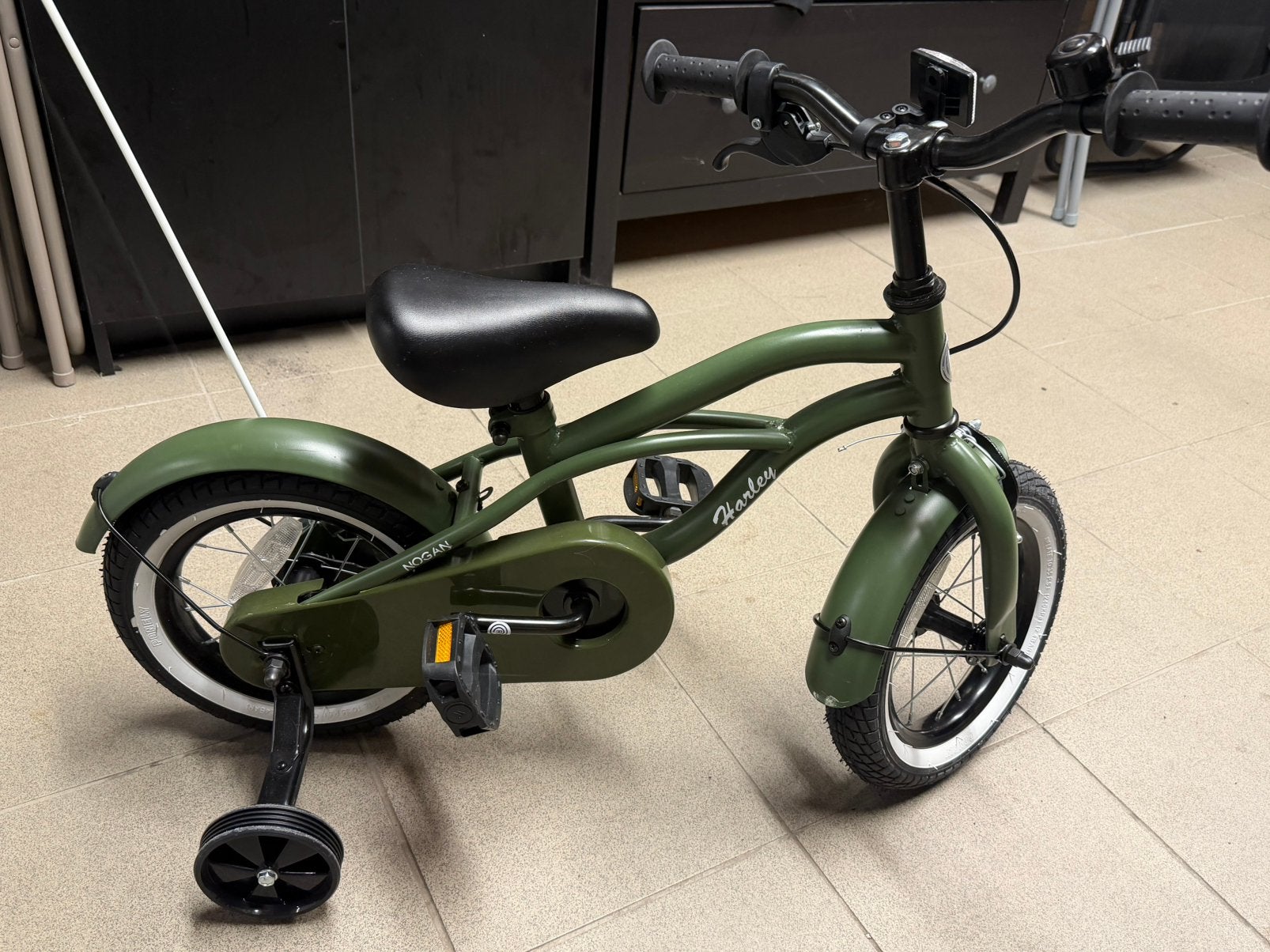 Nogan Harley kinderfiets 12 inch – helemaal nieuw!, Ophalen of Verzenden, Zo goed als nieuw, Minder dan 16 inch