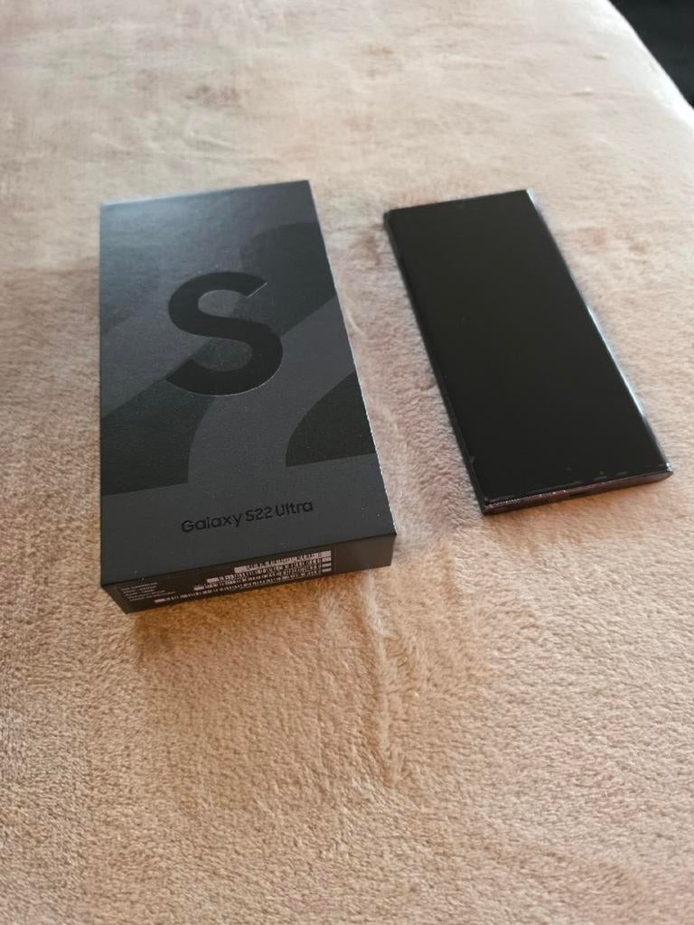 Samsung Galaxy S22 Ultra 256GB, Ophalen, Zwart, Touchscreen, Zo goed als nieuw