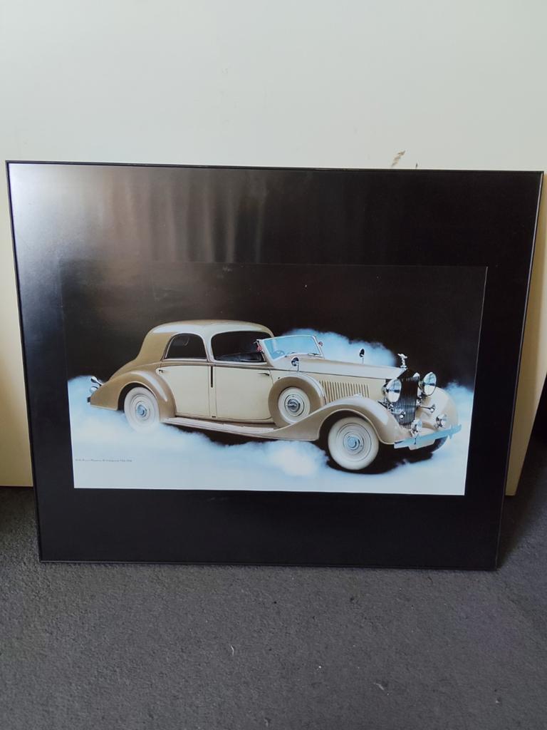 Ingelijste print Rolls-Royce Phantom III, Ophalen, Gebruikt, 50 tot 75 cm, Print