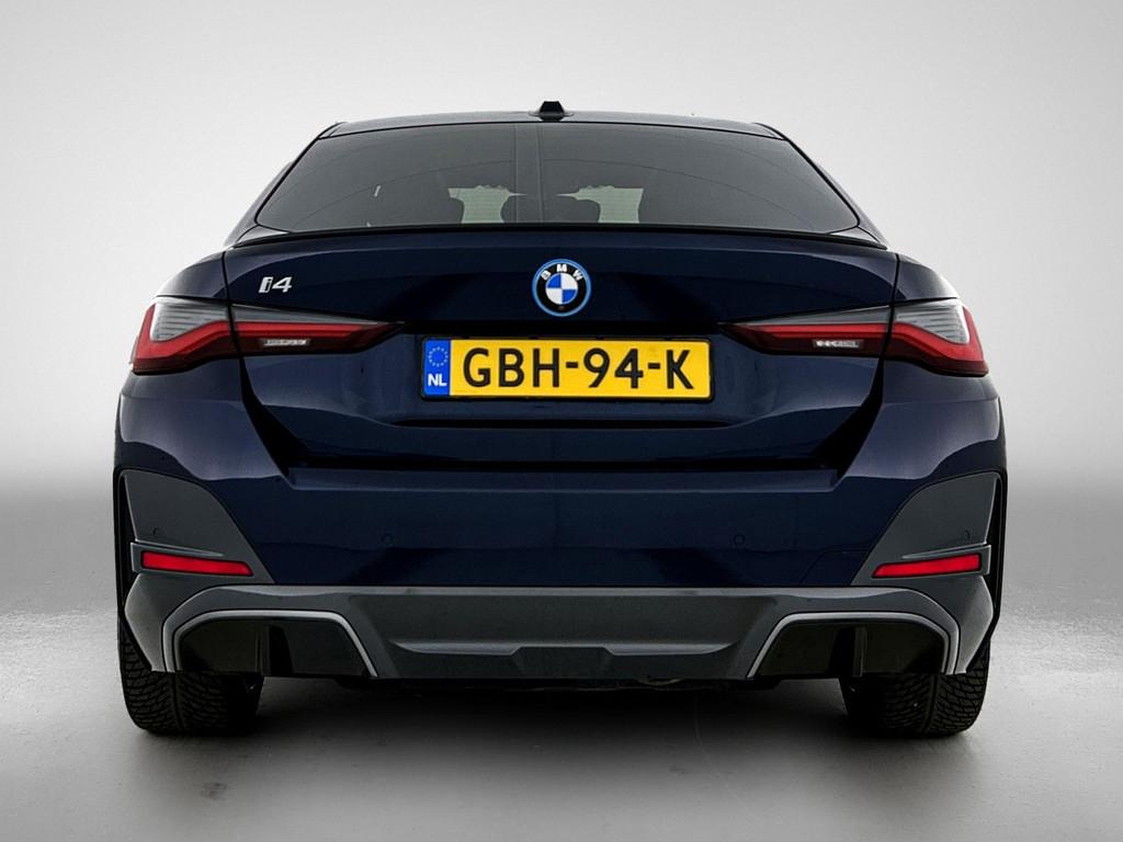 BMW i4 eDrive40 High Executive 84 kWh | M Sportpakket Pro |, Auto's, BMW, Gebruikt, Zwart, Adaptive Cruise Control, Blauw