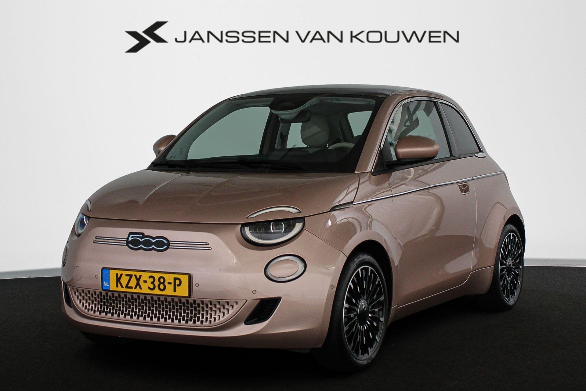 Fiat 500 La Prima 42 kWh Pano Leder Stoelverwarming JBL Came