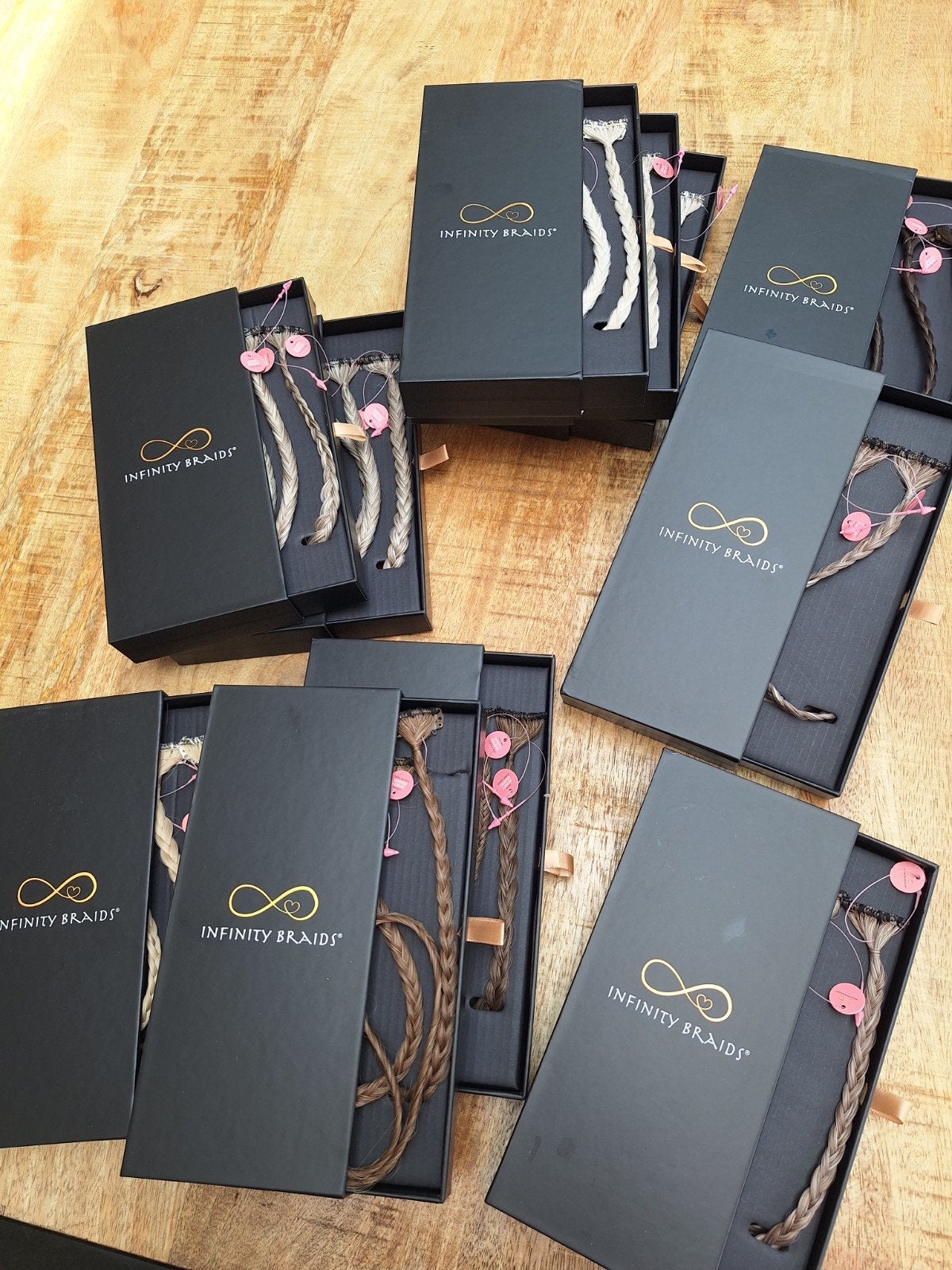 Infinity Braidies: Clip-in Vlechten voor Festival Looks, Ophalen of Verzenden