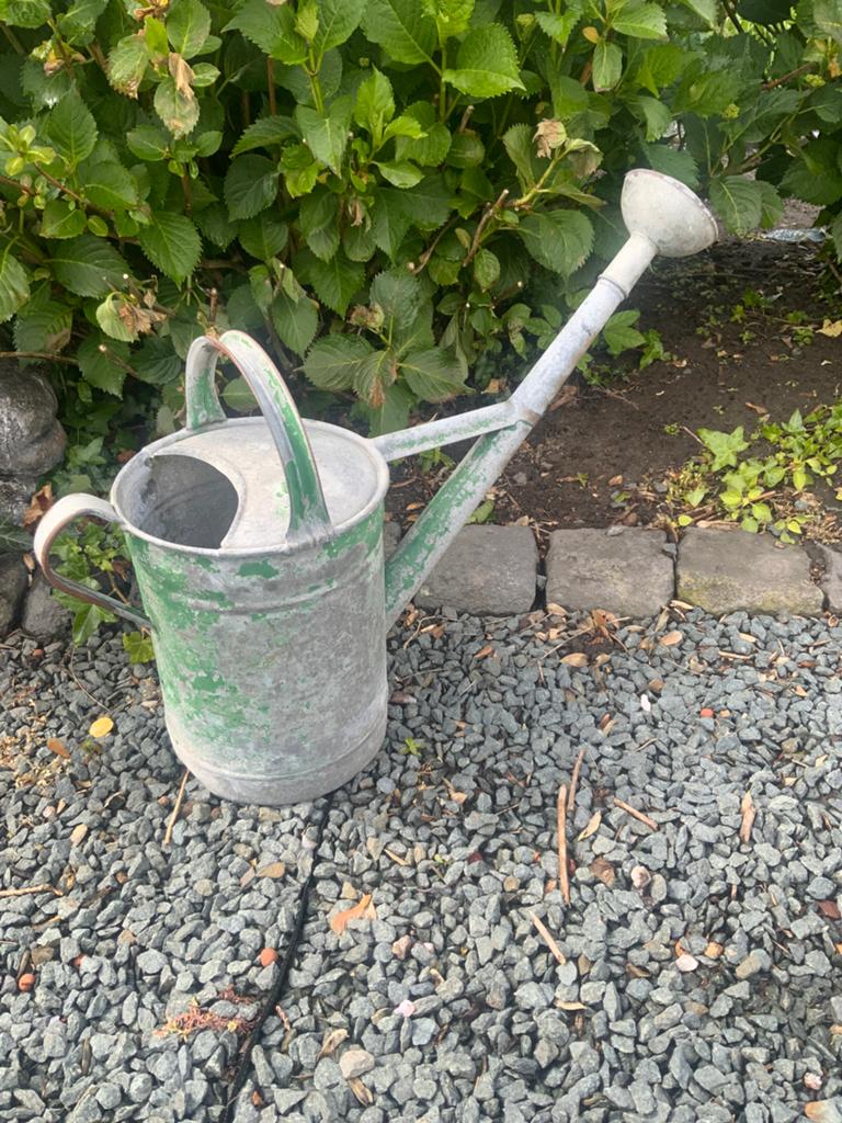 Zinken gieter, Tuin en Terras, Gieters, Ophalen, Zo goed als nieuw, Overige materialen