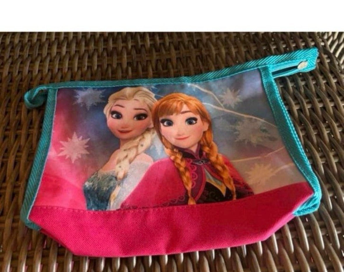Frozen Elsa & Anna Toilettas/Make-up Tasje, Ophalen of Verzenden, Gebruikt, Meerkleurig, Meisje
