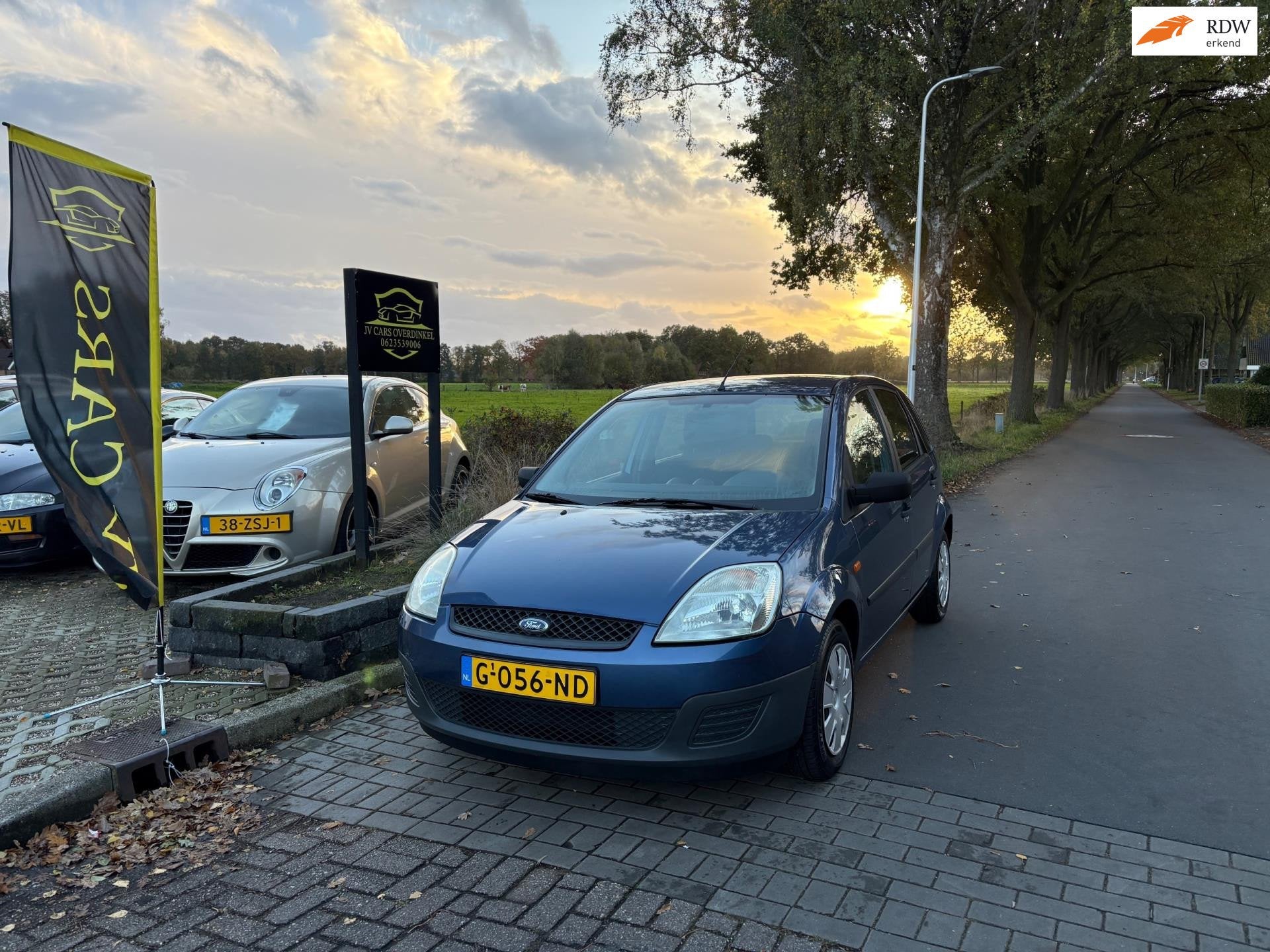Ford Fiesta 1.4-16V Ambiente,WEINIG KM,AIRCO,ELEKT PAKKET,CE, Voorwielaandrijving, 4 cilinders, Blauw, Handgeschakeld
