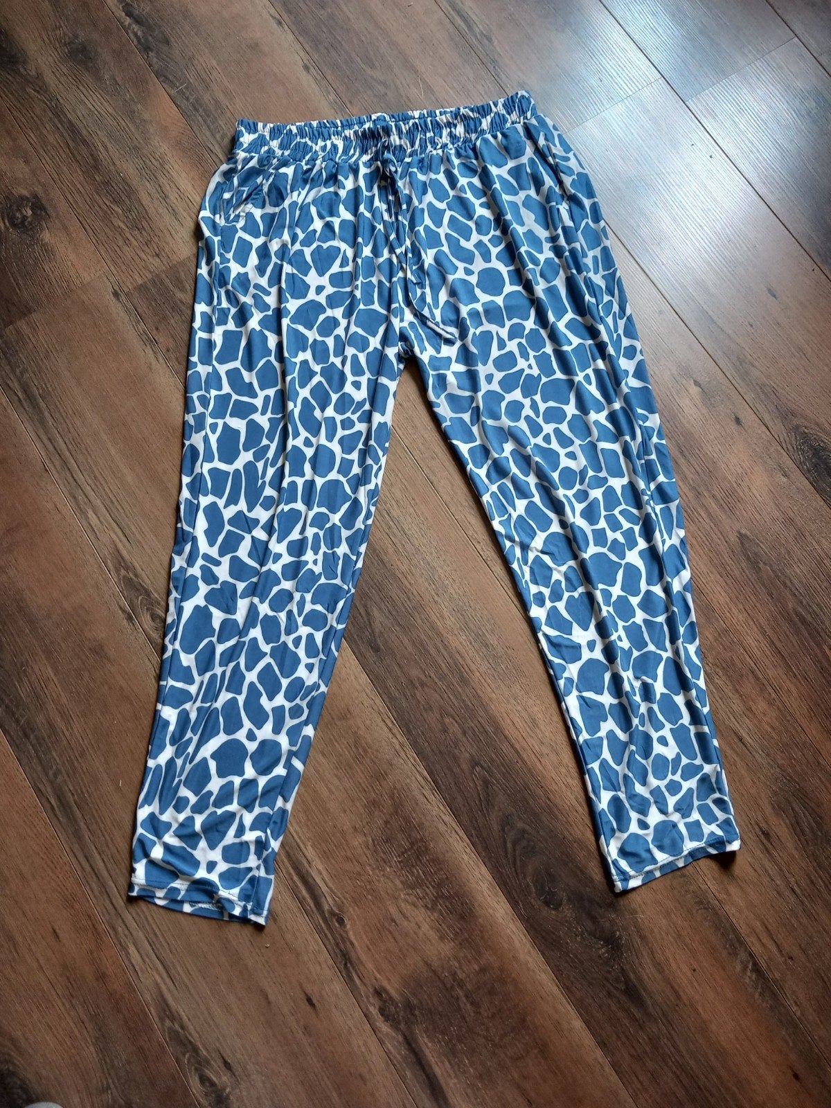 Lichtblauwe/witte zomerbroek, 44, Blauw, Maat 42/44 (L), Ophalen of Verzenden, Zo goed als nieuw