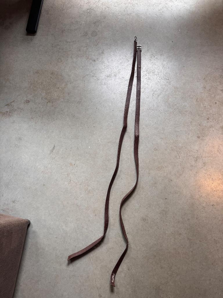 Kentaur stijgbeugelriemen 140cm bruin, Ophalen of Verzenden, Zo goed als nieuw, Springen