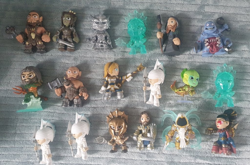 Funko Minis warcraft aquaman fallout, Verzenden, Zo goed als nieuw