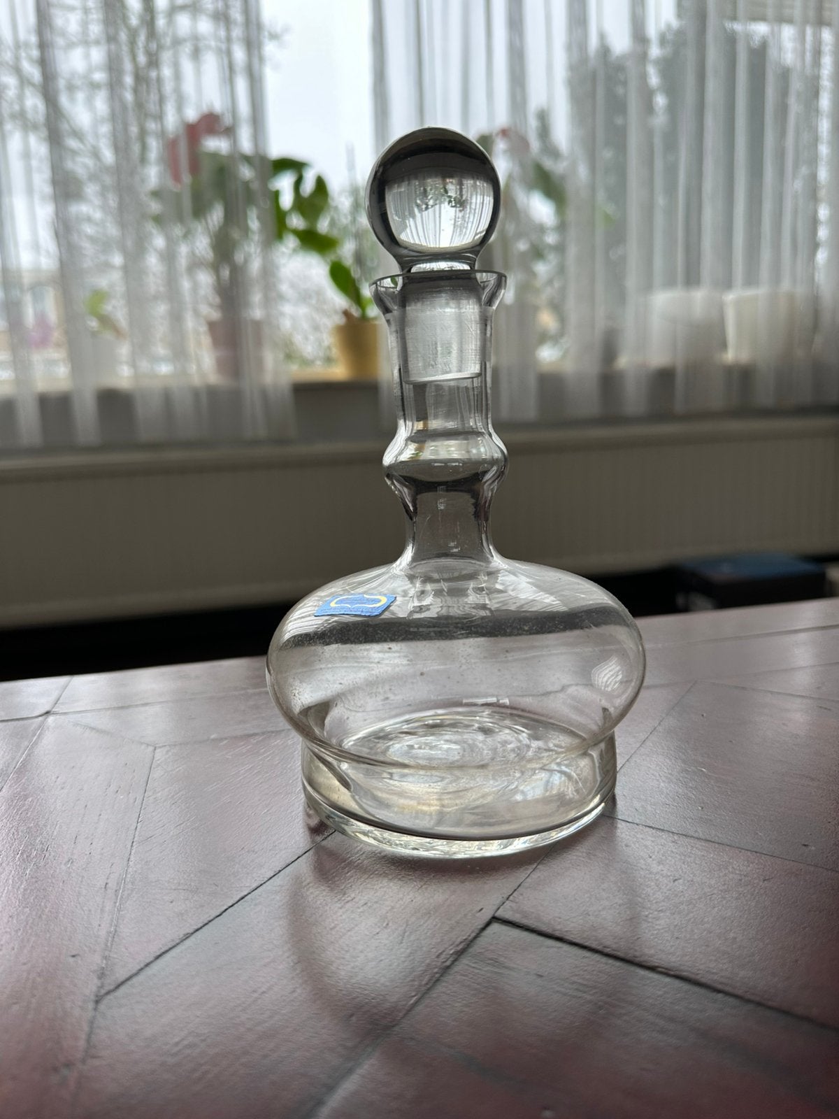 Paşabahçe glazen karaf jaren 70 model, Antiek en Kunst, Antiek | Glas en Kristal, Ophalen of Verzenden