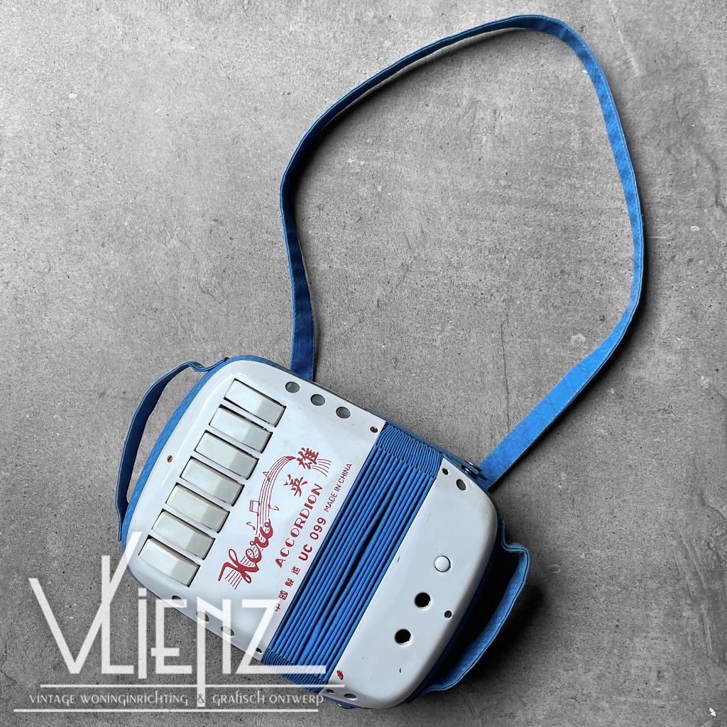 Vintage, retro kinderaccordeon, accordeon speelgoed Hero, Verzamelen, Ophalen of Verzenden, Huis en Inrichting