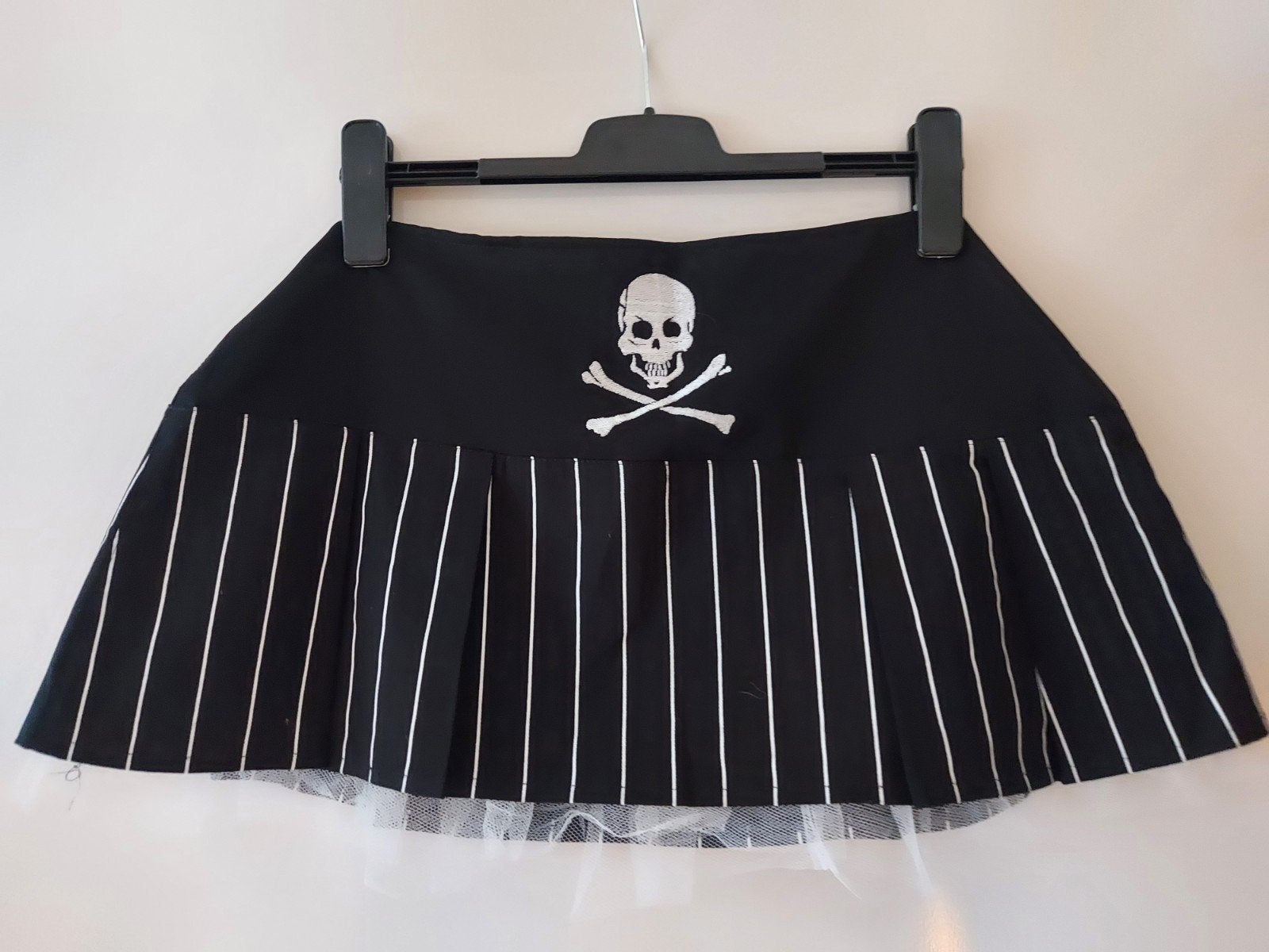 Punk Gothic Festival Rok met Skull en Tutu Voering maat xxl, Kleding | Dames, Collectif, Zwart, Maat 46/48 (XL) of groter, Ophalen of Verzenden