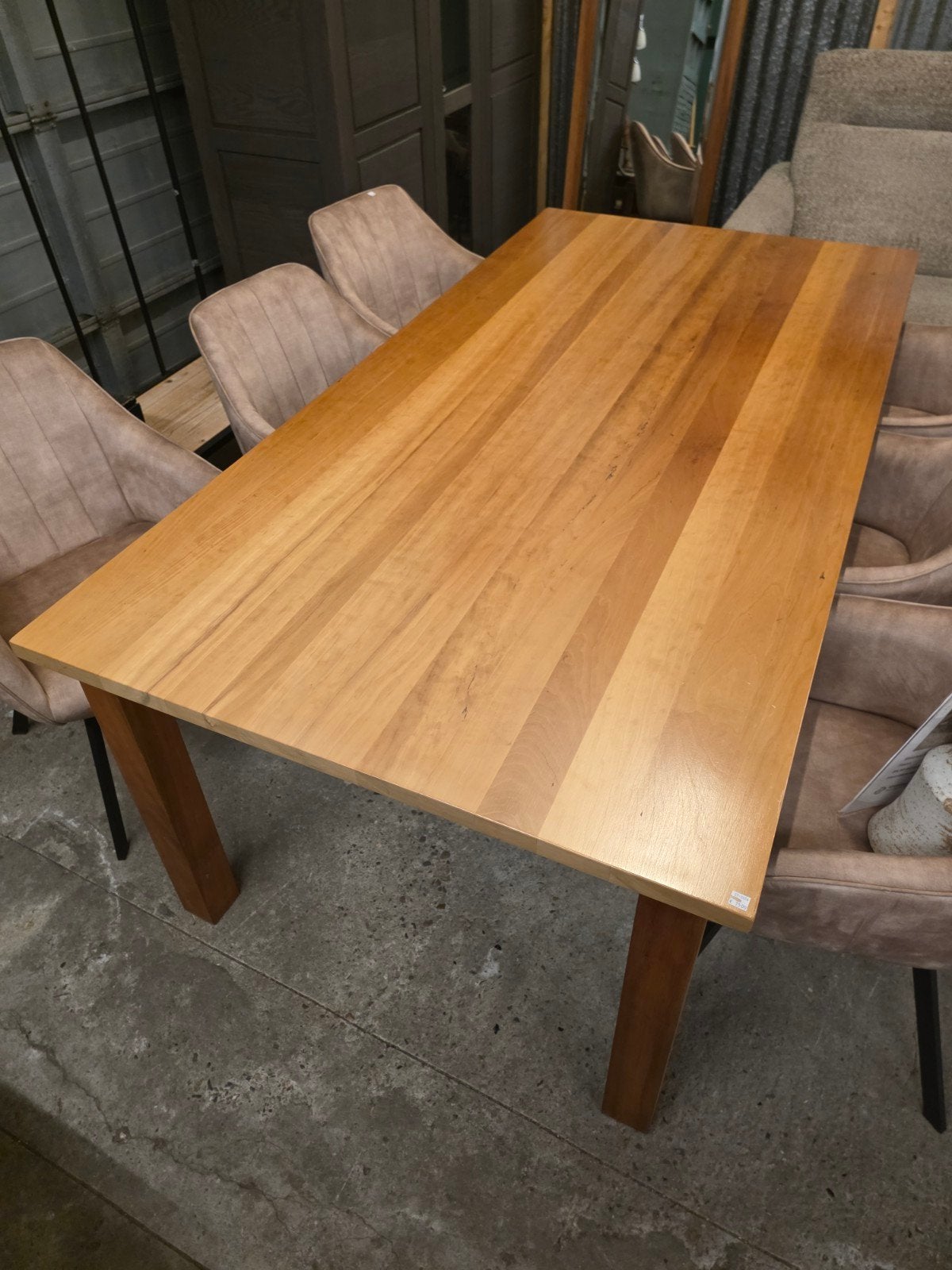 Eettafel lengte 200cm breedte 100cm hoogte 75cm, Ophalen, ., 50 tot 100 cm, M