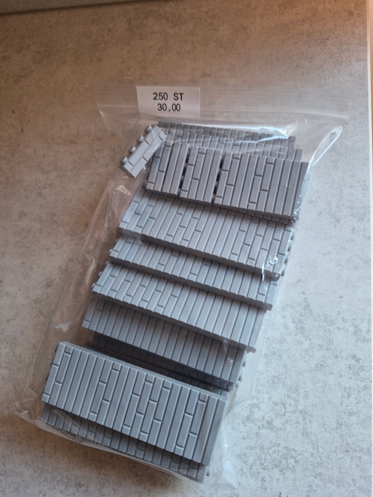 Lego masonry stenen 1x4 licht light bluish grey, Kinderen en Baby's, Overige thema's, Lego, Ophalen of Verzenden, Zo goed als nieuw