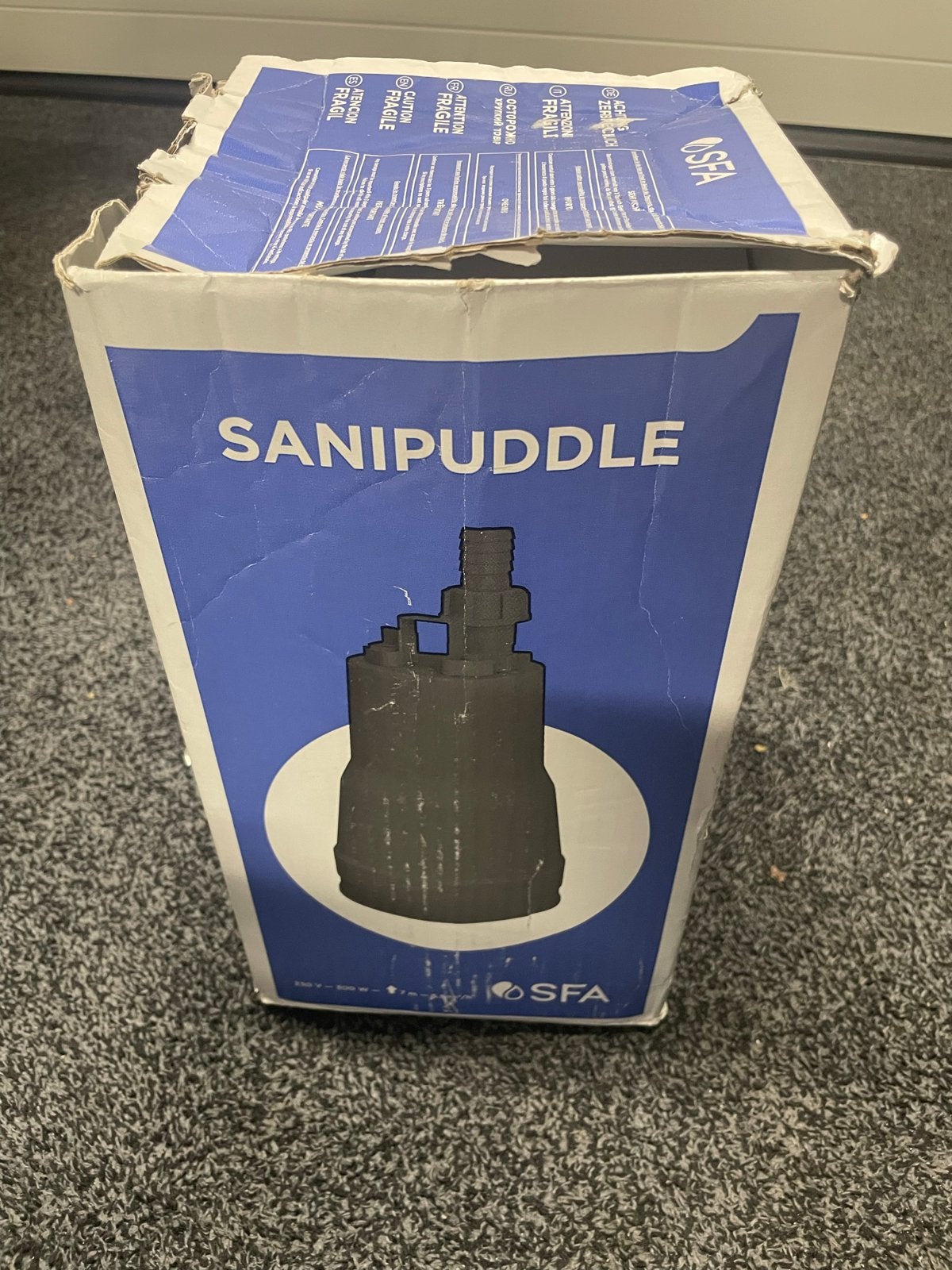 SFA Sanipuddle Vlakzuiger Dompelpomp - Nieuw in doos, Ophalen of Verzenden, Nieuw, Elektrisch, Dompelpomp