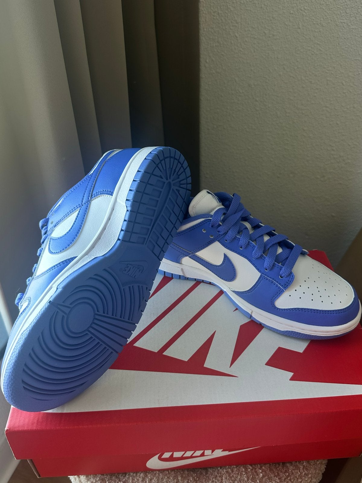 Nike Dunk Low Sample Dames Maat 38 - Nieuw en Ongedragen, Kleding | Dames, Blauw, Nieuw, Ophalen of Verzenden, Sneakers of Gympen