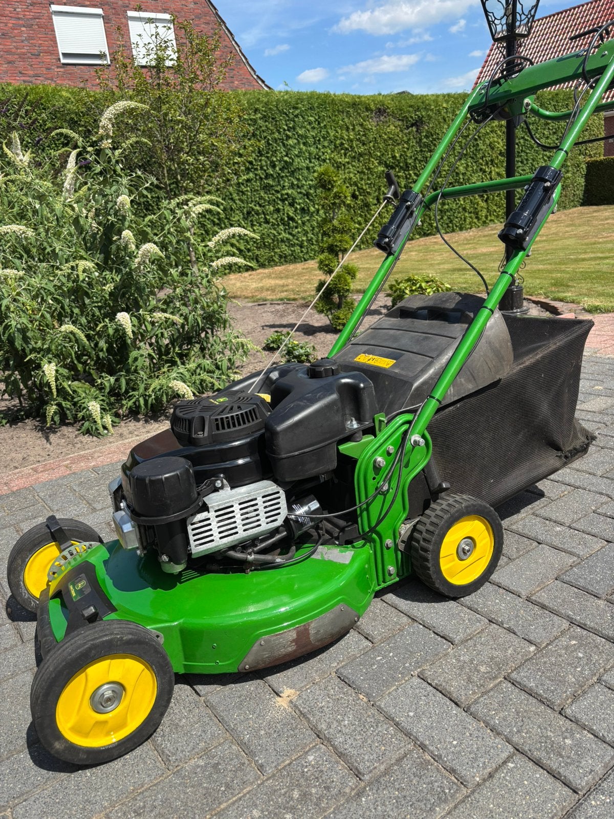 Sabo John Deere, Tuin en Terras, Grasmaaiers, Ophalen of Verzenden, Zo goed als nieuw, 50 cm of meer