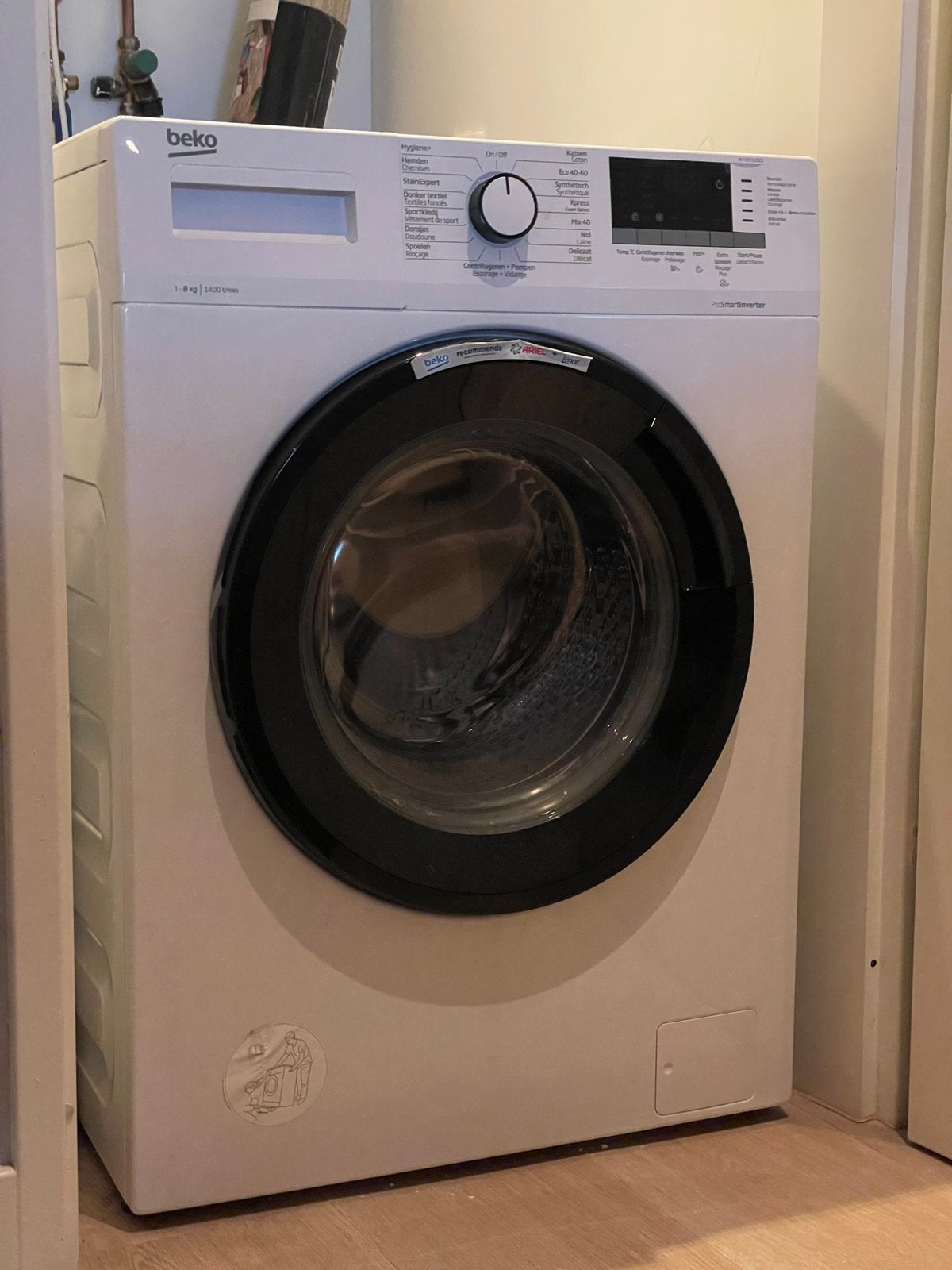 Beko WTV87112BC1 Wasmachine in perfecte staat, 2 jaar oud!, Witgoed en Apparatuur, Ophalen, Zo goed als nieuw, 85 tot 90 cm, 1200 tot 1600 toeren
