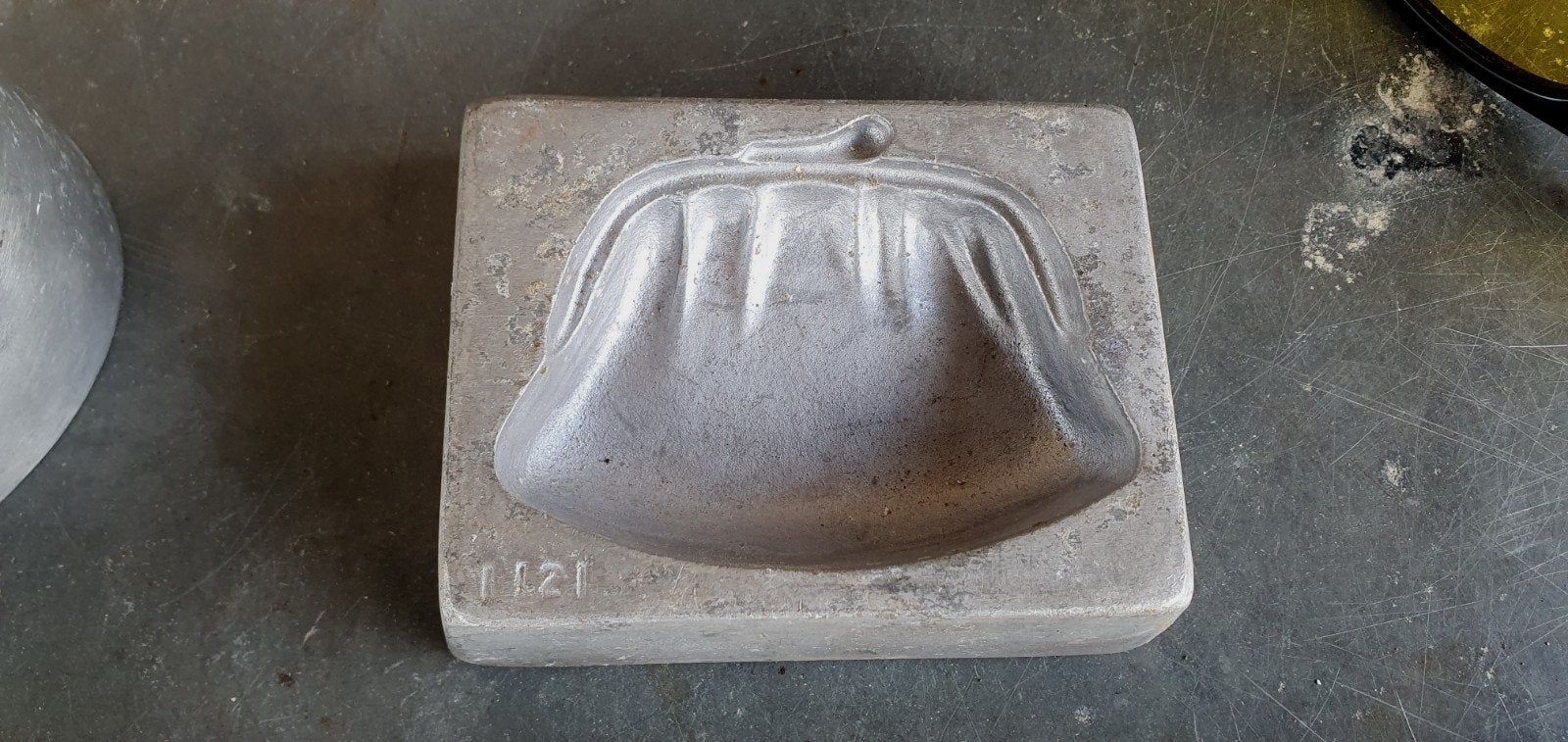 set (4)aluminium  marsepein vormen "van Laere Leiden", Antiek en Kunst, Ophalen of Verzenden