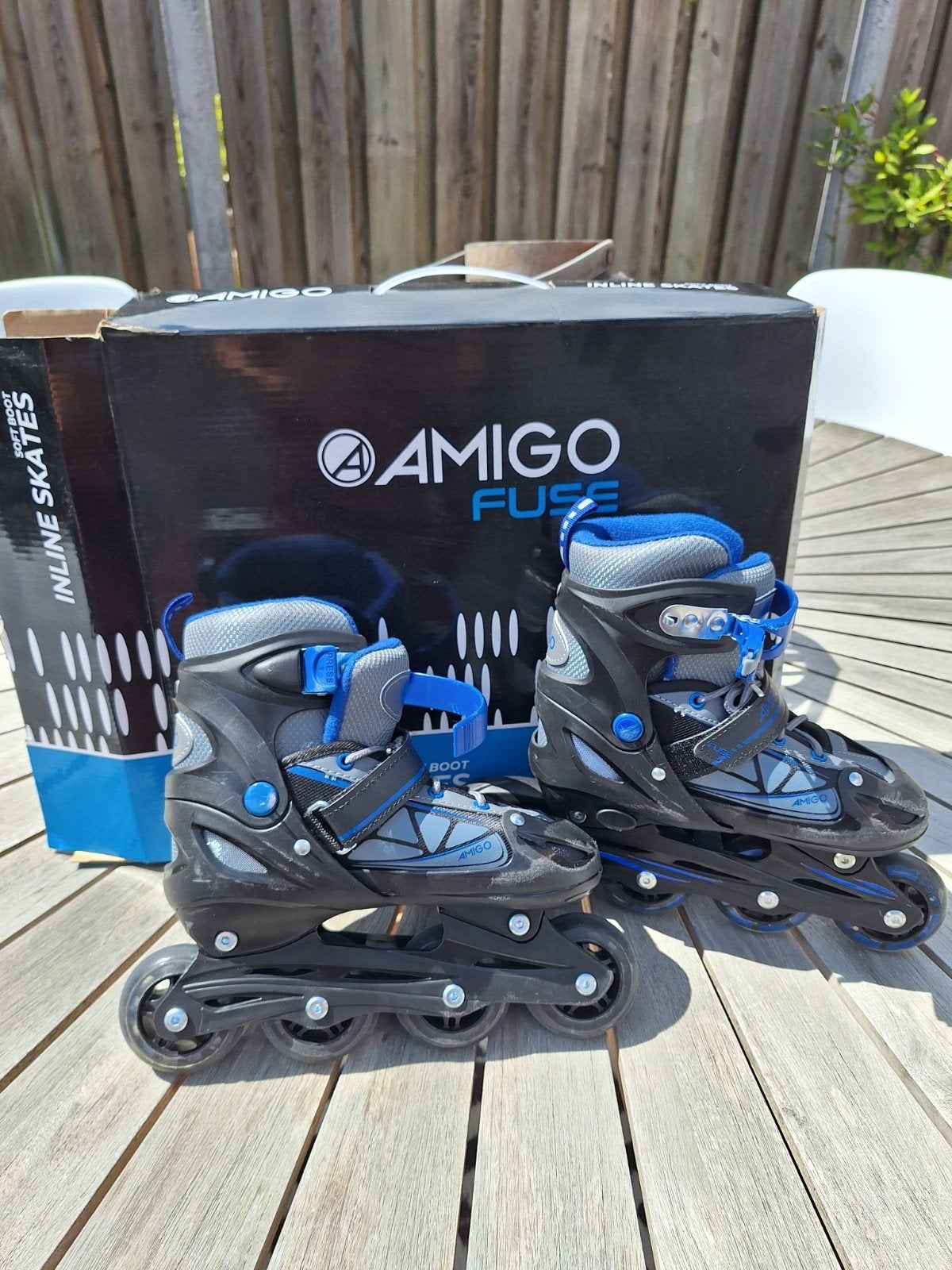 Amigo Fuse Skeelers Maat 34-37 - Verstelbaar, Overige merken, Kinderen, Ophalen of Verzenden, Inline skates 4 wielen