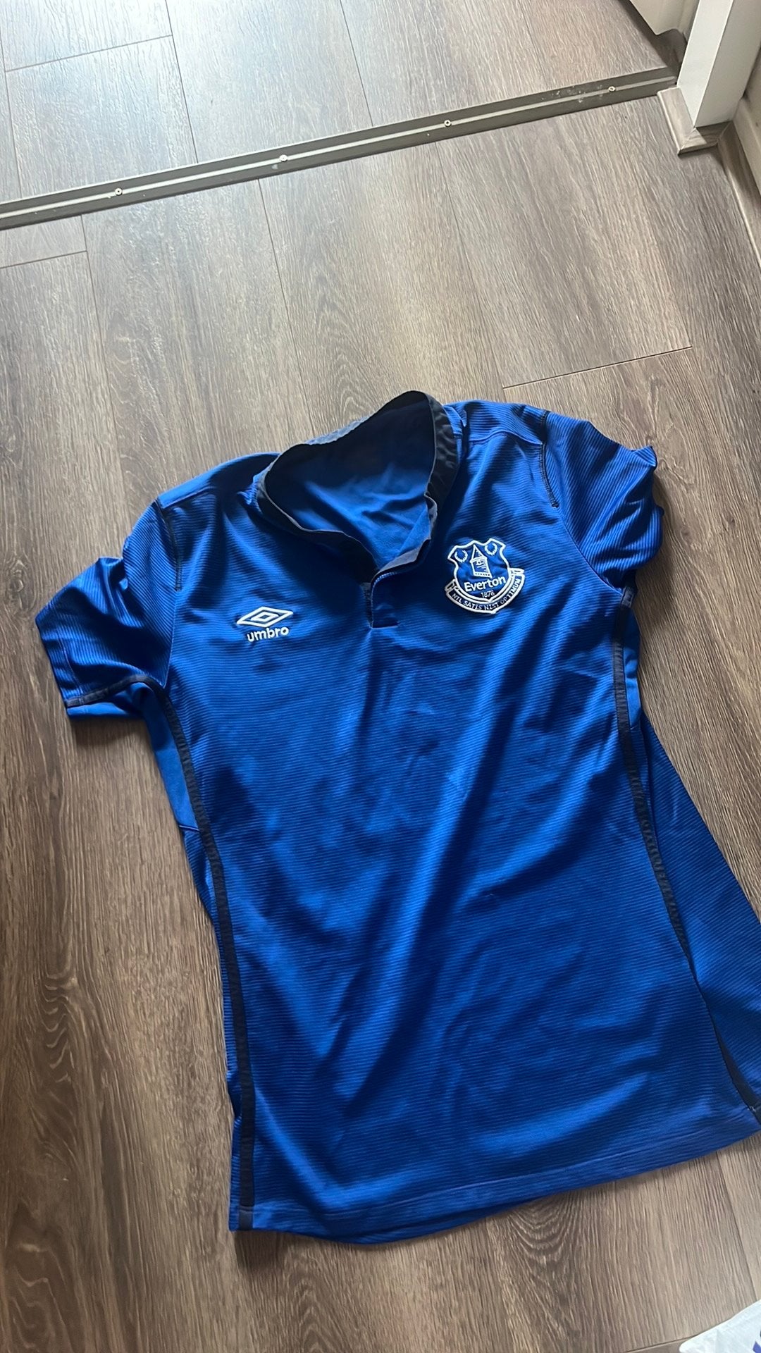 Everton sport shirt blauw, Maat M, Ophalen of Verzenden, Zo goed als nieuw, Shirt