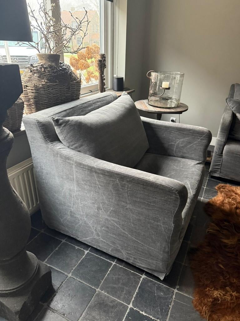Loveseat (hoffz ), Huis en Inrichting, Banken | Sofa's en Chaises Longues, Gebruikt, Tweepersoons, Minder dan 150 cm, 75 tot 100 cm
