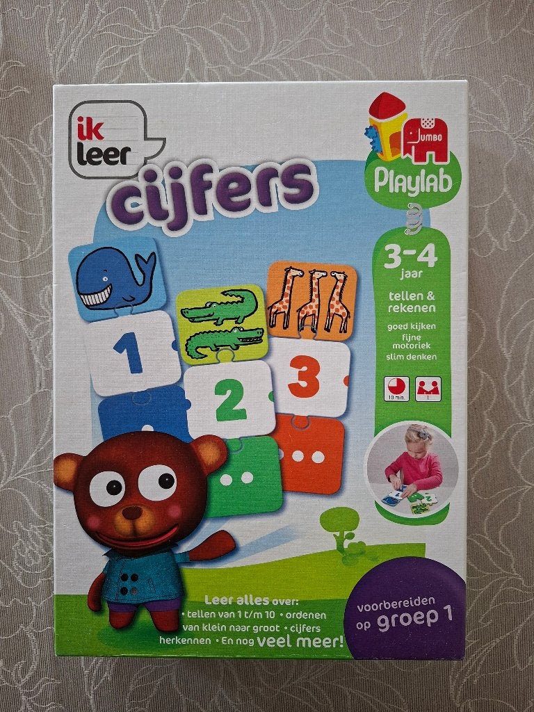 Jumbo Playlab Ik leer cijfers, Ophalen of Verzenden, Gebruikt, Rekenen