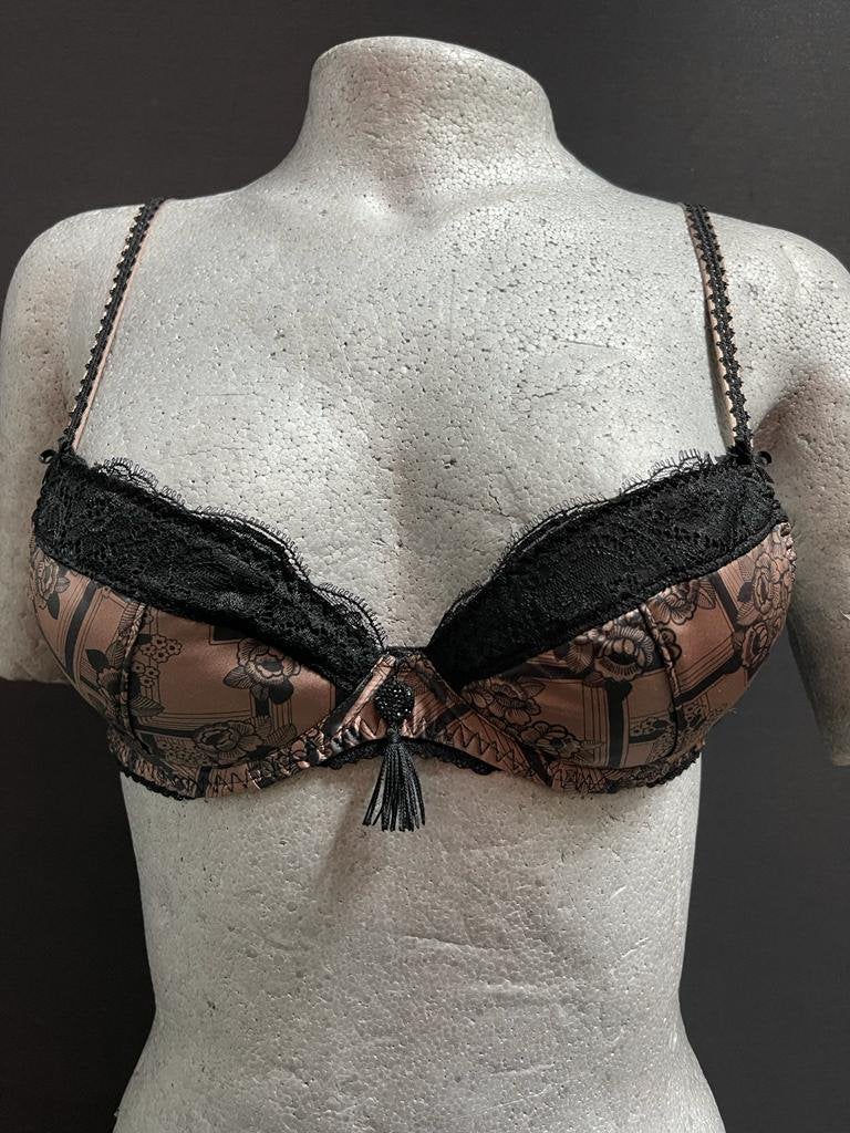 Aubade push up Bh Maat 75a Model ba18, Kleding | Dames, Badmode en Zwemkleding, Verzenden, Zo goed als nieuw, Zwart, Badpak