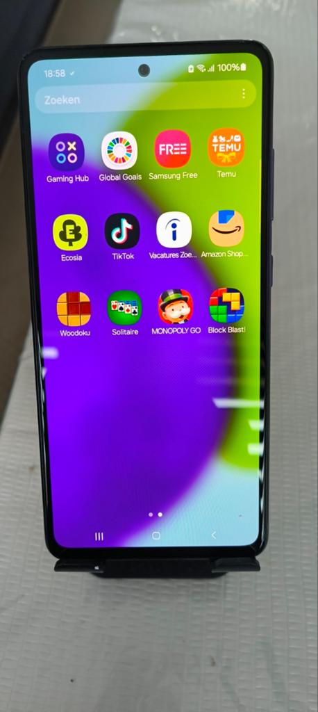 Samsung Galaxy A52 - 128 GB - Zwart |, 128 GB, Overige modellen, Zwart, Ophalen of Verzenden