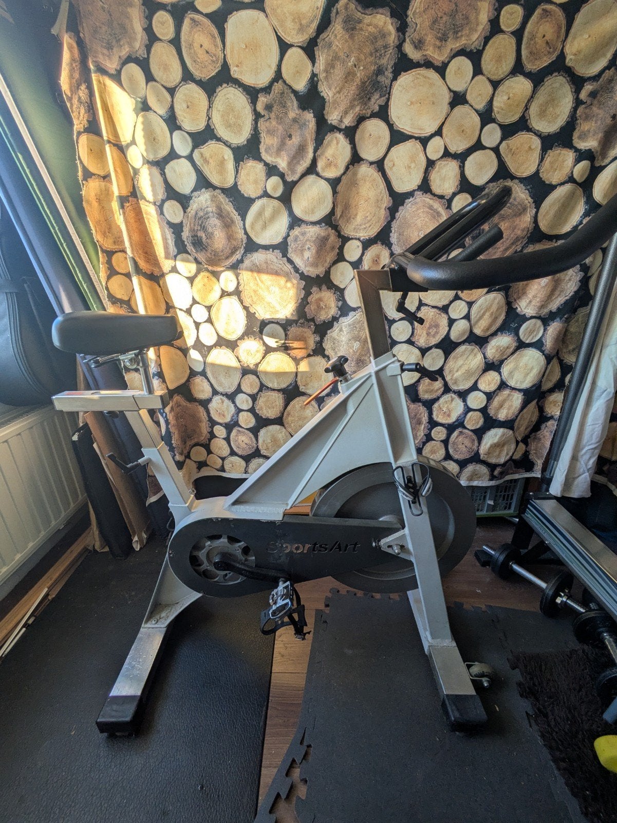 Sportsart spinning bike zeer stevig, Ophalen, Gebruikt, Spinningfiets