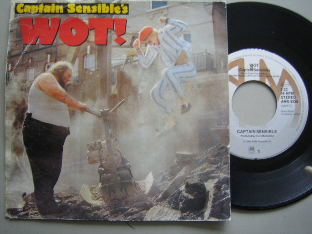 Captain Sensible-Wot, Ophalen of Verzenden, Gebruikt, 7 inch, Pop