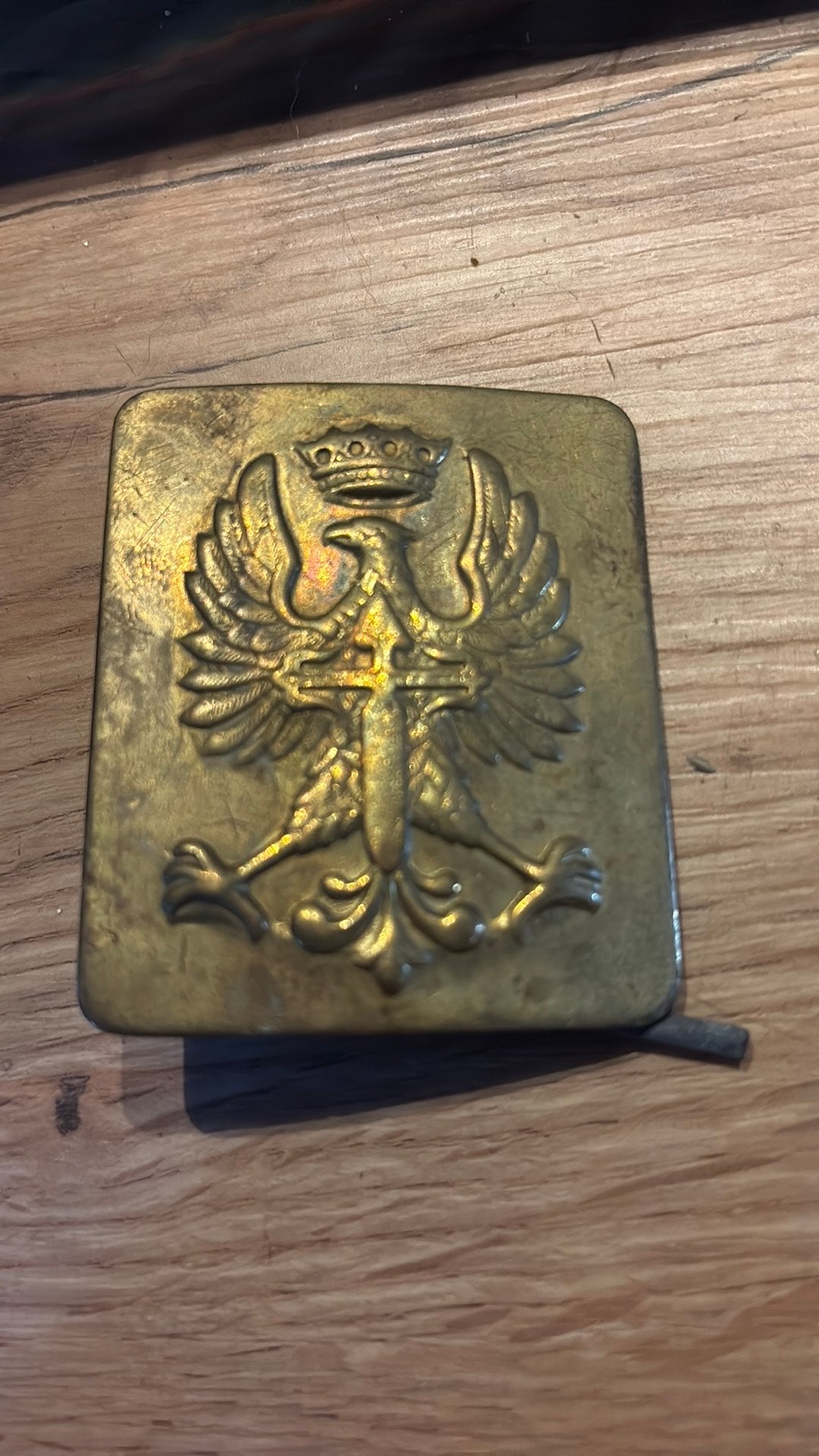 Oude Spaanse militaire koppelgesp Franco-periode, Ophalen of Verzenden, Landmacht, Overige gebieden