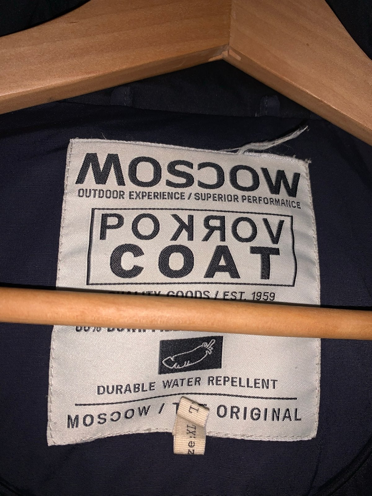 Moscow Outdoor  Experience Winterjas maat XL, Ophalen of Verzenden, Zo goed als nieuw, Maat 56/58 (XL), Blauw