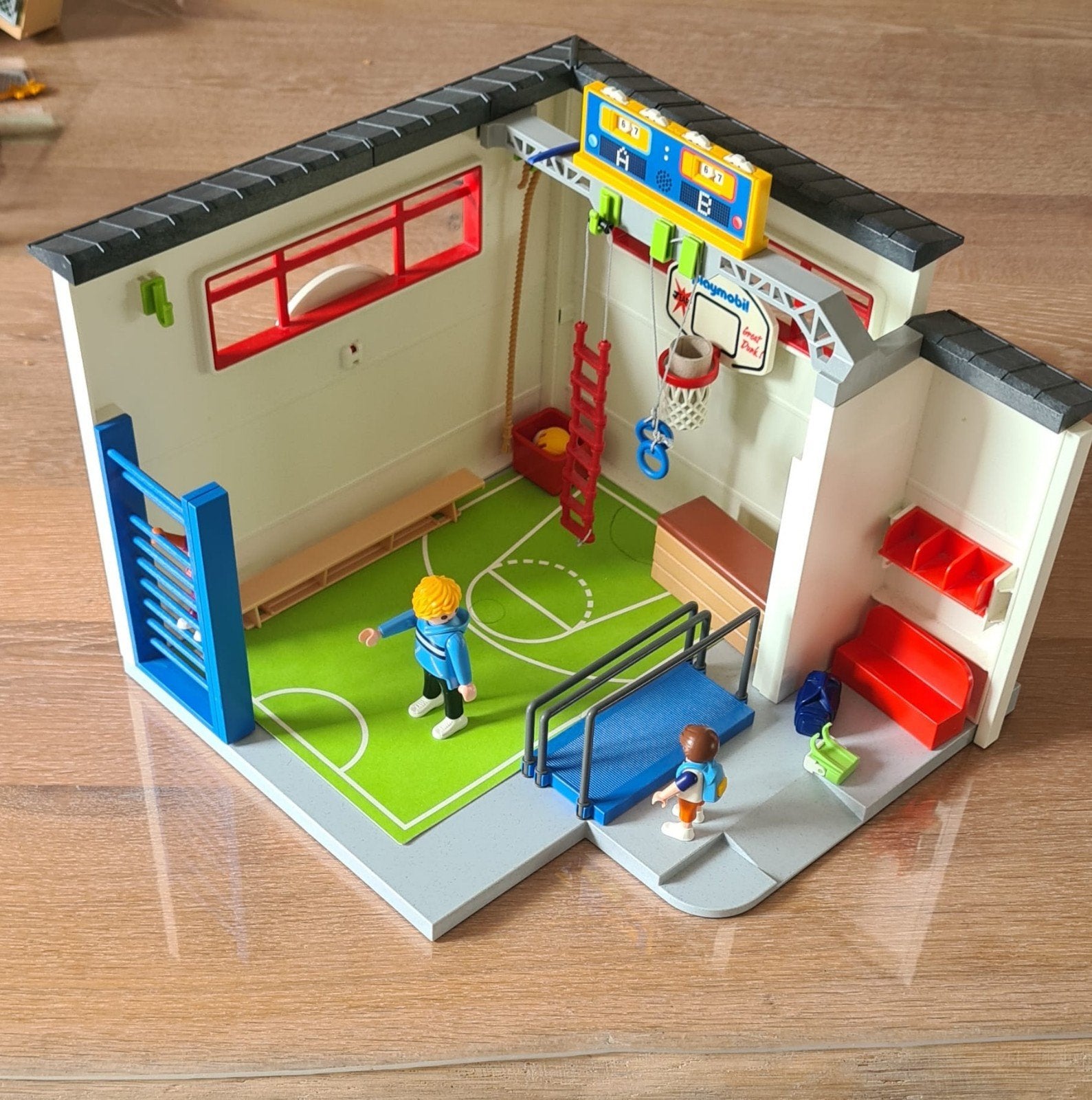 Playmobil sportlokaal gymzaal, Ophalen of Verzenden, Zo goed als nieuw