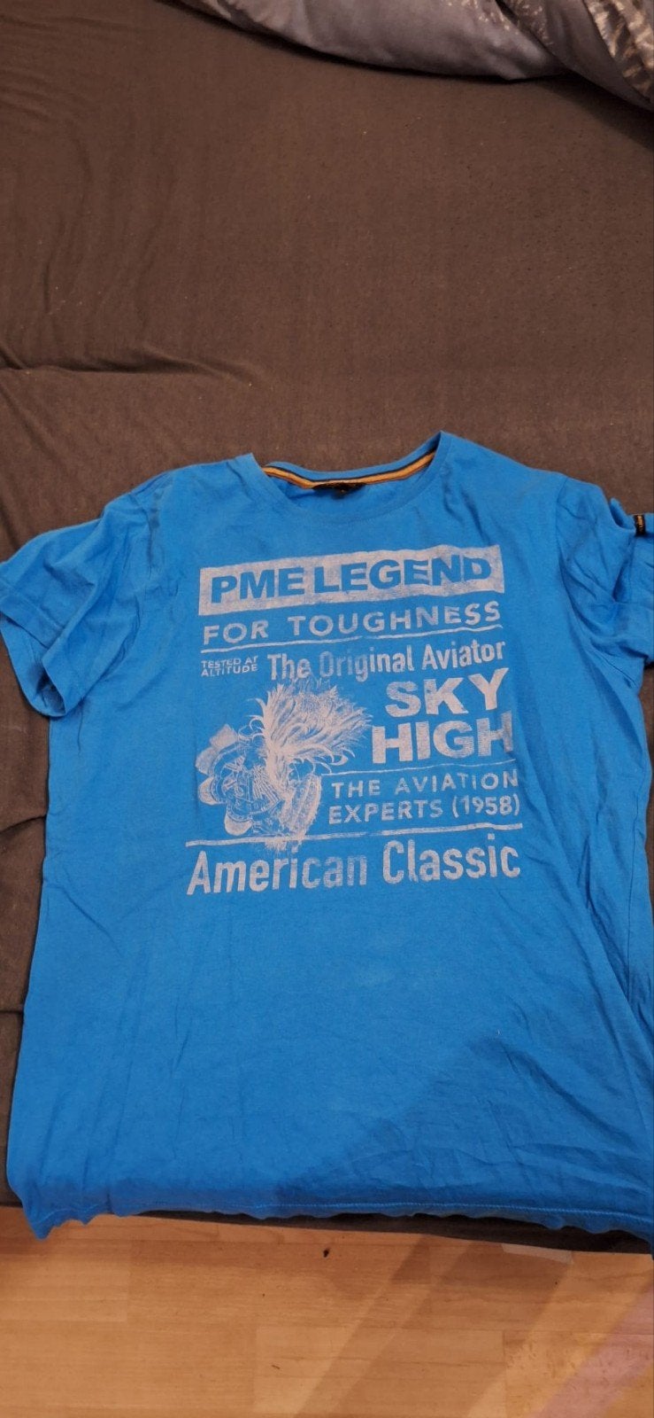 PME Legend T-shirt Maat L - Sky High American Classic, Kleding | Heren, T-shirts, Maat 52/54 (L), Blauw, Ophalen of Verzenden