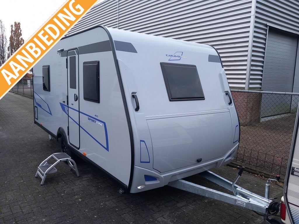 Caravelair Sport Line 455, Reservewiel, Rondzit, Bedrijf, Lengtebed