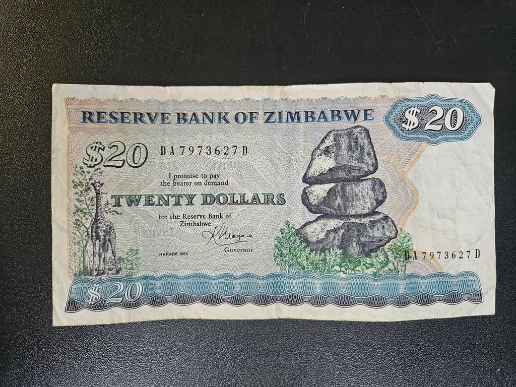 Zimbabwe pick 4c 1983      2, Ophalen of Verzenden, Zimbabwe, Los biljet