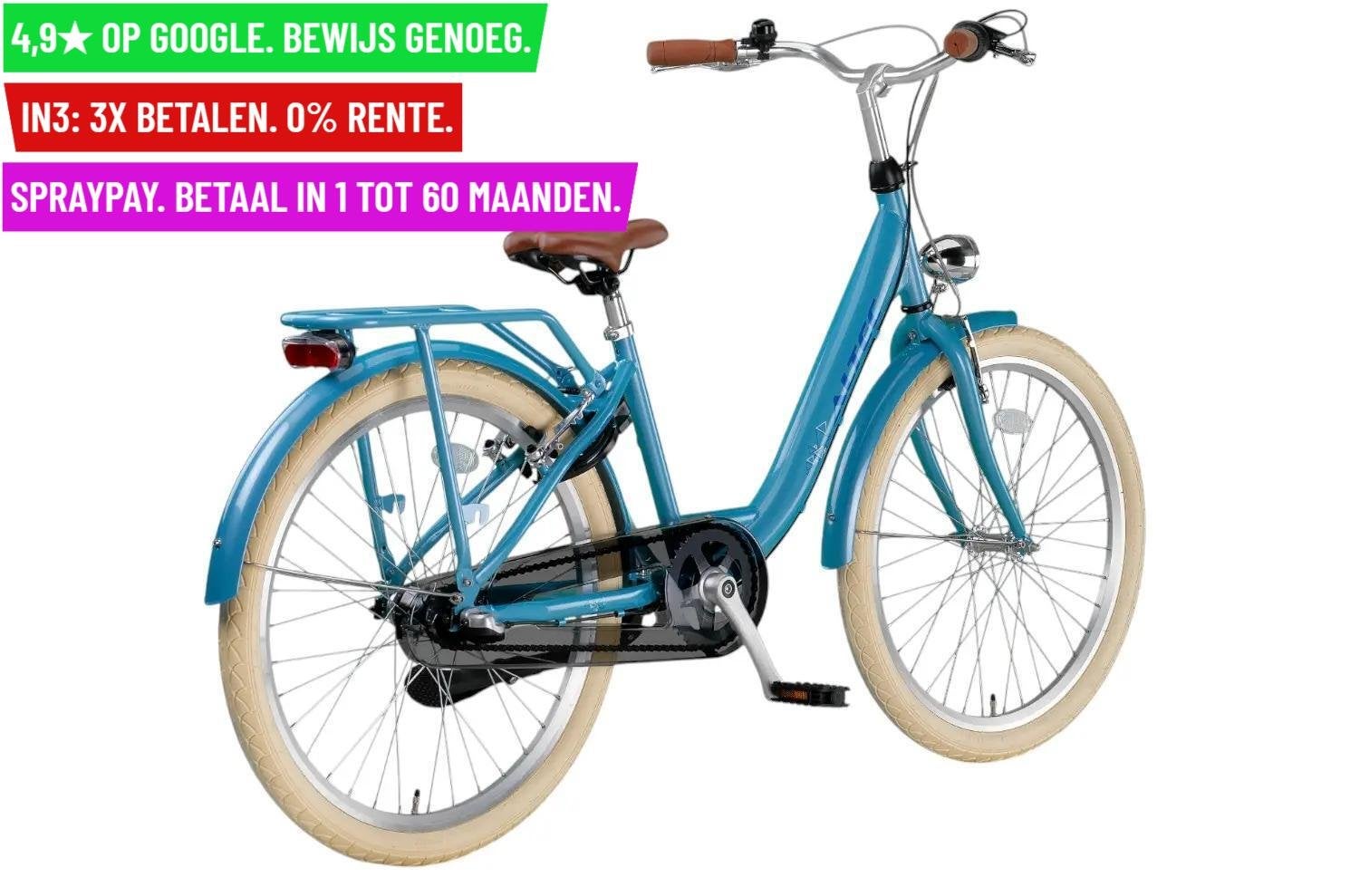 Altec Tuana 24 inch Meisjesfiets N-3 Hemelsblauw, Fietsen en Brommers, Fietsen | Meisjes, Nieuw, Altec, Facebikenl@gmail.com, Altec