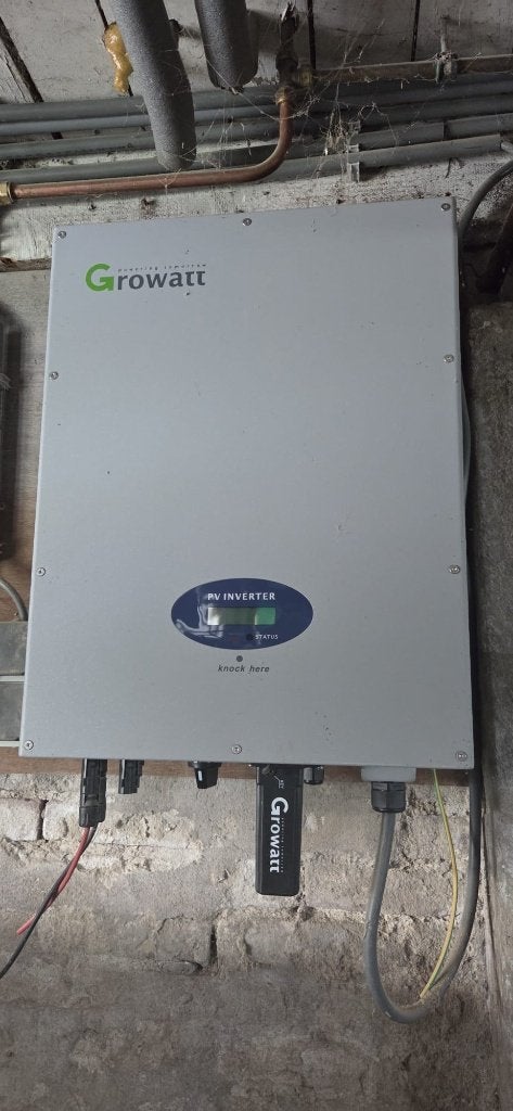 growatt omvormer 5000UE, Ophalen, Gebruikt