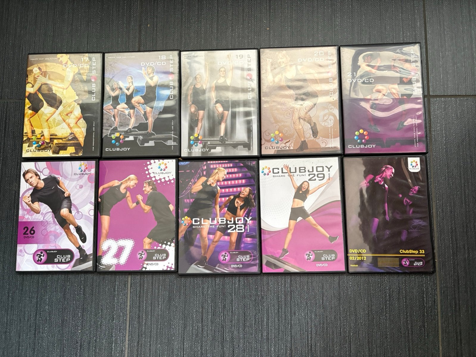 Club Joy step DVD en CD Collectie, Cursus of Instructie, Alle leeftijden, Ophalen of Verzenden, Gebruikt