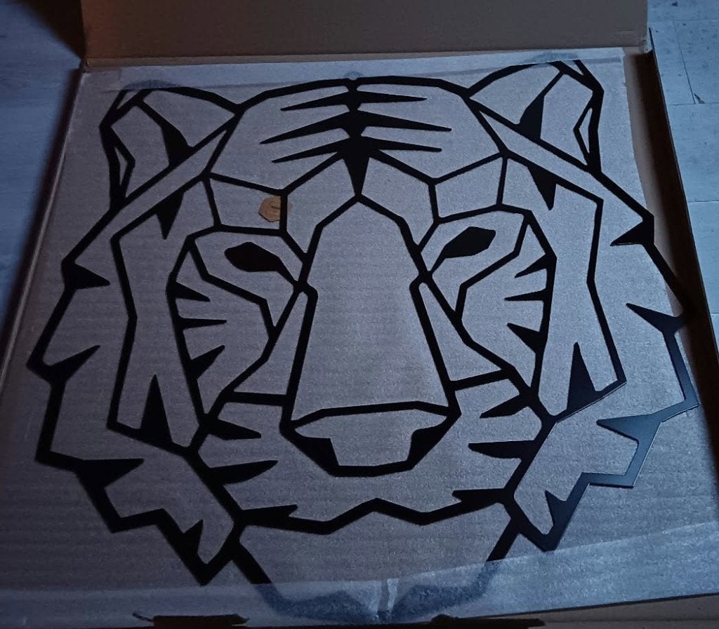 Zwarte Metalen Dieren voor aan de muur (60x60cm & 90x90cm), Metaal, Zwart, 60 cm, Ophalen of Verzenden