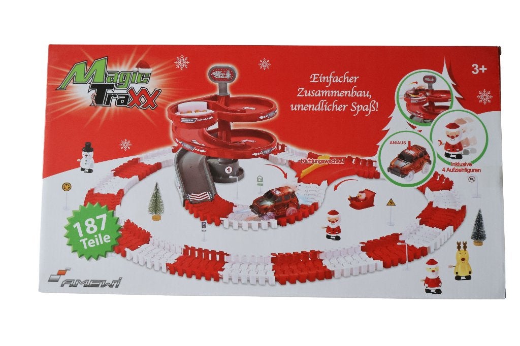 Amewi Magic Traxx Christmas Track 168-delige LED Ride, Kinderen en Baby's, Ophalen of Verzenden, Nieuw