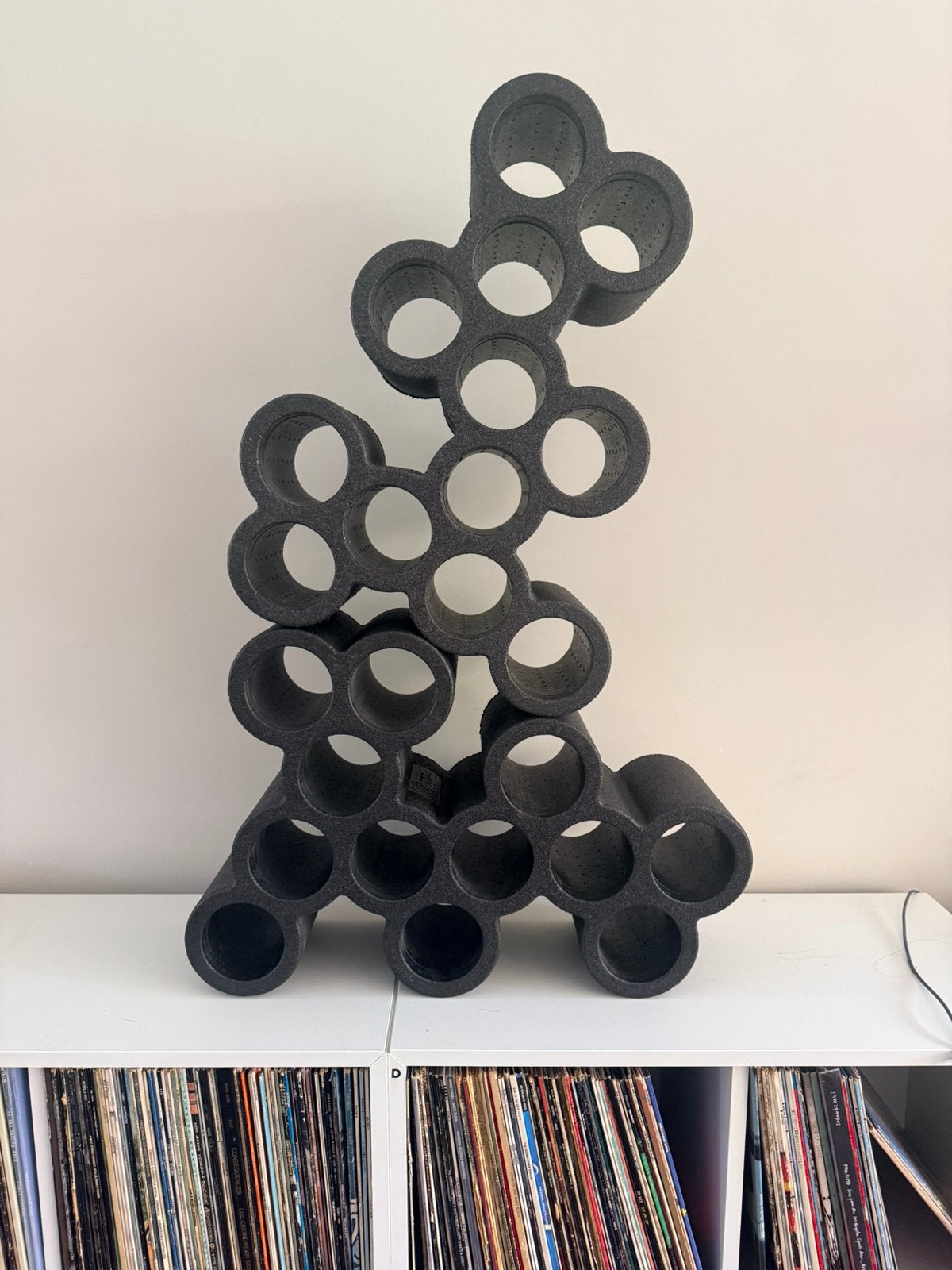 2x Design smool wijnrek flessenrek robert bronwasser goods, Ophalen, Zo goed als nieuw, Metaal, Minder dan 50 cm