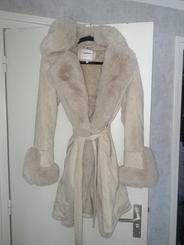 Winterjas mantel dames, Ophalen of Verzenden, Zo goed als nieuw, Zwart
