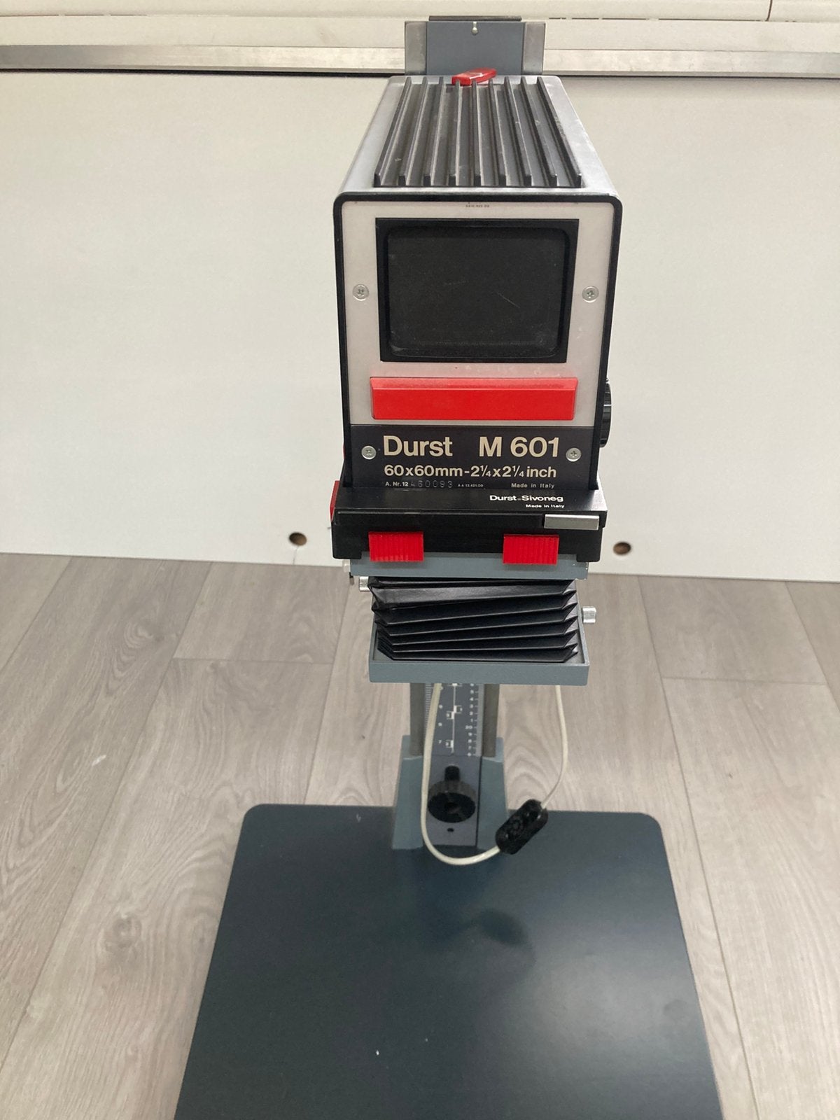 Durst M601 vergroter, Ophalen, Gebruikt