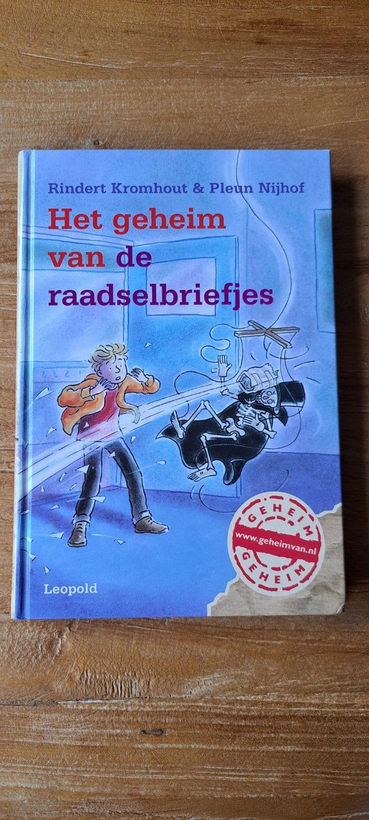 Rindert Kromhout - Het geheim van de raadselbriefjes, Fictie algemeen, Rindert Kromhout; Pleun Nijhof, Ophalen of Verzenden, Zo goed als nieuw